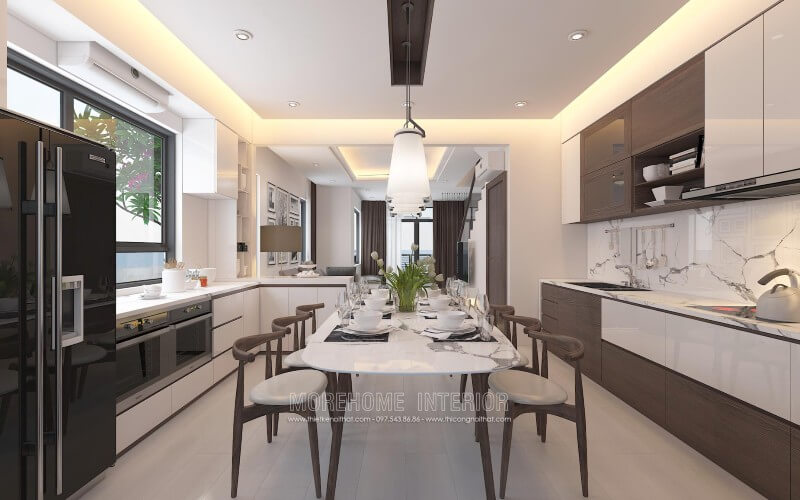 Tủ bếp đẹp, tủ bếp đẹp hiện đại, tủ bếp An Cường, tủ bếp cao cấp