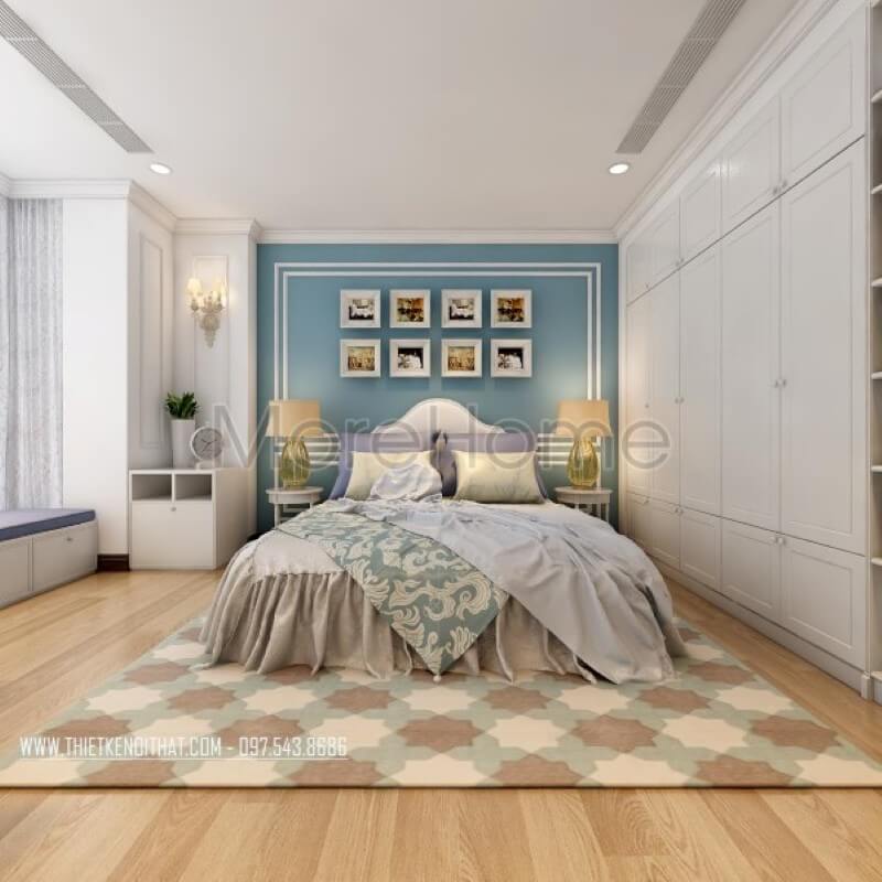 Lựa chọn mẫu giường ngủ biệt thự tân cổ điển đẹp mê ly