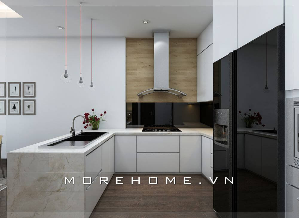 Khám phá các mẫu thiết kế tủ bếp biệt thự tiện nghi, ấn tượng
